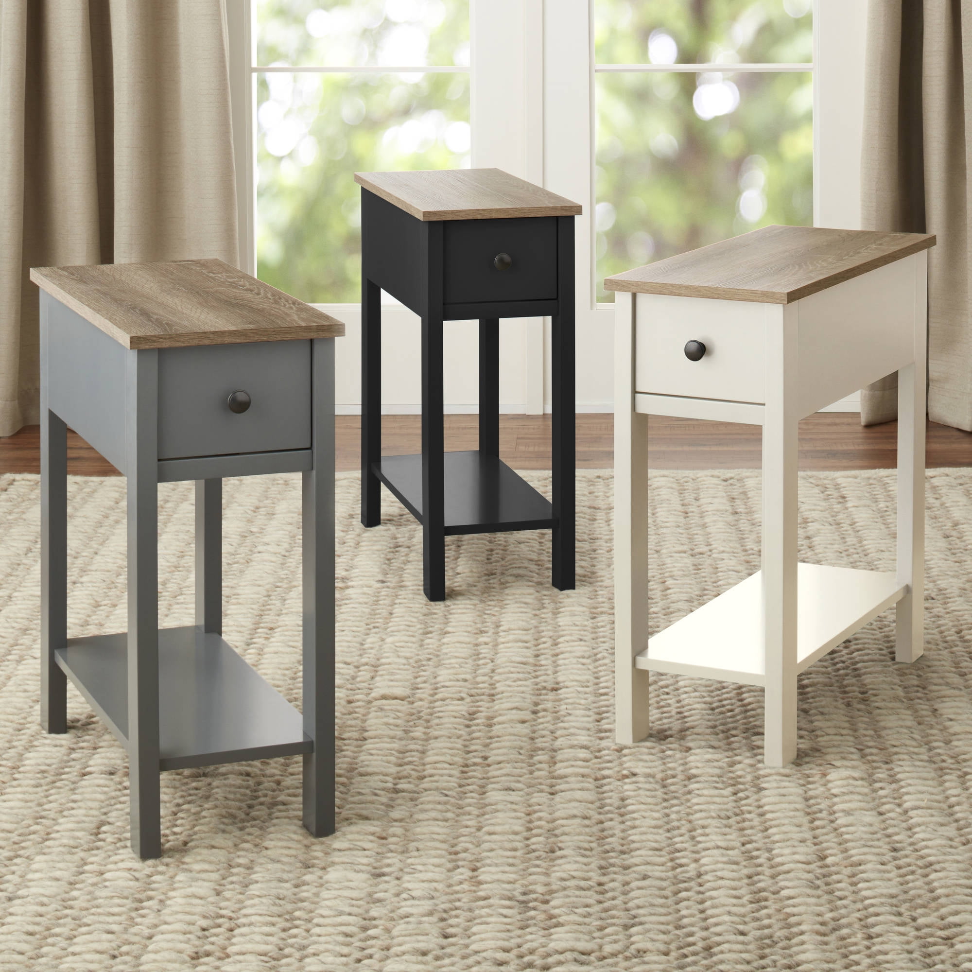Better homes & gardens laurel accent table with drawer deals