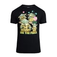 thumbnail image 2 of Men's Mandalorian and Grogu Use the Force Black Graphic T-Shirt - 2XL, 2 of 2