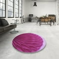 thumbnail image 4 of Ahgly Company Machine Washable Indoor Rectangle Transitional Crimson Purple Area Rugs, 7' x 9', 4 of 7