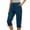 *Navy, variant on ClodeEU Women's Bow Leg Drawstring Cargo Capri Pants ,Casual Outdoor Hiking Pants with Pockets Khaki,Womens Plus XL