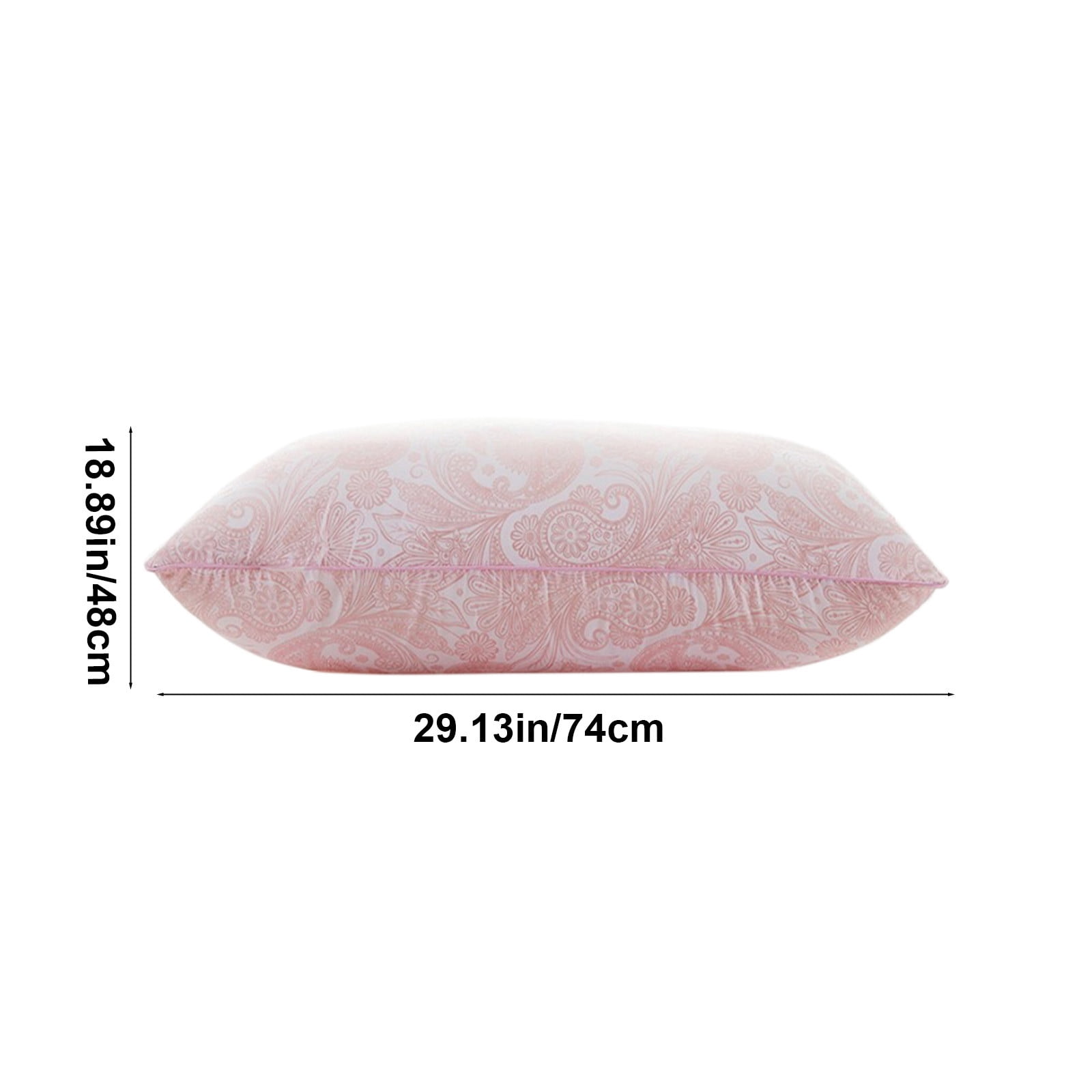 Full Body Pillow for Adults, Big Long Bed Pillow for Sleeping, Premium Firm Body Support Pillows for Side Sleepers（Pink）