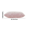 thumbnail image 3 of QTBIUQ 29.13x18.89x18.89 Inch Hotel Quality Super Soft Filled Pillows, Hotel Collection Bed Pillows for Sleeping, Feather Velvet Single Person Pillow Core Pink, 3 of 6