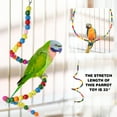 thumbnail image 3 of LotFancy 8 Pcs Bird Parrot Swing Toys, Natural Wood, 3 of 9