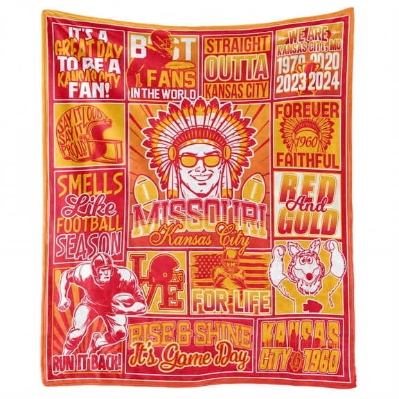 AUQ Throw Blanket,Foldable Travel Wrap Bed Throw Blanket,Long-Lasting Vibrant Color,Warm Blanket,Style1,40*51in