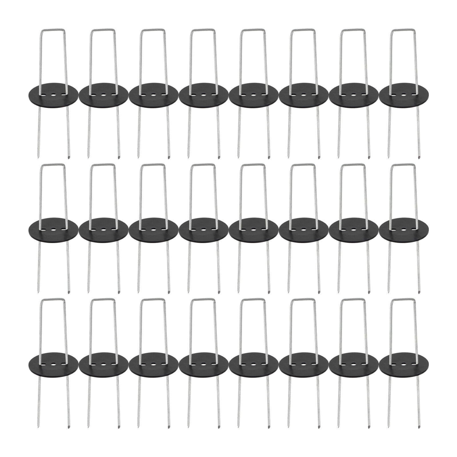 30 Sets of Practical Tent Stake U Shape Garden Stake Landscape Pin with