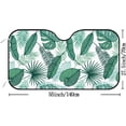 thumbnail image 3 of Car Windshield Sunshade Blocks Palm Leaves Tropical Sun Visor Protector Foldable Sun Shield For Vehicle Car Truck SUV Van 55x27.5 inches Keep Vehicle Cool, 3 of 6