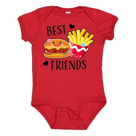 

Inktastic Best Friends Burger and Fries Gift Baby Boy or Baby Girl Bodysuit