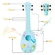 thumbnail image 3 of Guitarra de juguete YOLOPARK 17 Kids para niñas y niños con 4 cuerdas azul, 3 of 7