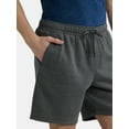 thumbnail image 4 of Athletic Works Men’s and Big Men’s Fleece Shorts, Size S-5XL, 4 of 5