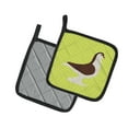 thumbnail image 2 of Caroline's Treasures Large Pigeon Green Pair of Pot Holders, 2 of 3