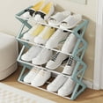 thumbnail image 5 of Miogawg Shoe Rack, Portable Folding Shoe Storage Rack, Without Installation Small Shoe Rack Perfect For Corridors, Bedrooms And Small Spaces (4 Tier), 5 of 6