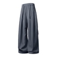 thumbnail image 2 of Men's Baggy Hiking Pants Casual Parachute Pants Relaxed Fit for Daily Wear‌ and Outdoor Big and Tall Size S-3XL Dark Gray, 2 of 8