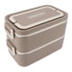 thumbnail image 1 of Contenedores De Almuerzo Aislados De Acero Inoxidable Apilables Bento Box 304 A Prueba De Fugas Para La Oficina De La Escuela, 1 of 8