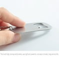 thumbnail image 3 of VerPetridure Creative Stainless Steel Bottle Opener Simple Fashion Soda Drink Starter Keychain Beer Bottle Opener M Household Multifunctional Can Opener Beer Beverage Bottle Opener, 3 of 8