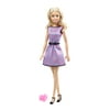 Barbie Doll, Purple/Black Dress
