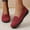 #059-Wine, variant on Wowcloth Women's Fashion Casual Shoes – Slip-On Lightweight Anti-Slip with Comfortable Insole for Everyday Wear