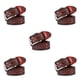 thumbnail image 1 of Qarigey Café Cinturón Y Resistente Al Desgaste Para Hombres Impresión De Moda PU Sin Rebabas Cinturones Para Hombres Rojo-Marrón 105cm Type2 NO2, 1 of 6