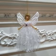 thumbnail image 3 of Christmas Decorations Savings! Dvkptbk Christmas Wing Angel Doll Hanging Xmas Tree Pendants Ornaments Home Decor for Christmas Gifts White, 3 of 3