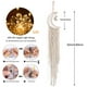 thumbnail image 4 of Atrapasueños de luna para colgar en la pared de macramé tejido - Boho Chic Bohemian Home Decor Wall Art Decor Beautiful Apartment Dorm Room Door Decoration (Luna) JAMW Sencillez, 4 of 5