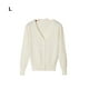 thumbnail image 4 of Tops casuales de manga larga Sonducket para mujer primavera otoño cárdigans de punto blanco L, 4 of 6
