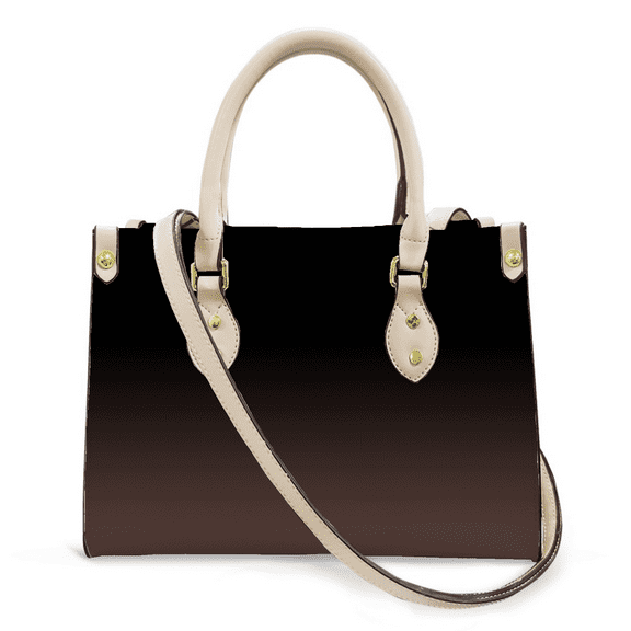 Purse Tote Bag for Women Leather Handbag, Satchel Shoulder Crossbody Top Handle Bags for Work Travel, Dark Liver Horses faded, WHITE