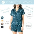 thumbnail image 2 of Hello Mello Carried Away Lounge Top and Shorts, 2-Piece Pajama Set, Carried Away Large/X-Large (Women's), 2 of 7