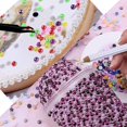 thumbnail image 5 of TwistyTieLB Hair Donut Bun Maker Ring Style 2PCS Grande 3.5 pulgadas para cabello grueso y largo (marrón), 5 of 5