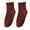 Wine, variant on 5 Pairs Cotton Ankle Socks for Women Soft Ruffle Trim Fold Over Socks Comfortable Casual Sock for Home Daily Activities