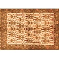 thumbnail image 1 of Ahgly Company Indoor Rectangle Animal Orange Traditional Area Rugs, 7' x 10', 1 of 1