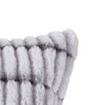 thumbnail image 3 of VCNY Home Henry 20" x 20" Grey Ash Jacquard Faux Fur Decorative Pillow, 3 of 5
