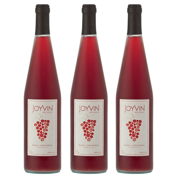 Kit de 3 - Vino Tinto Kosher Joyvin Red Rashi de 750 ml Italia EXTRA KOSHER JOYVIN Joyvin Red Rashi