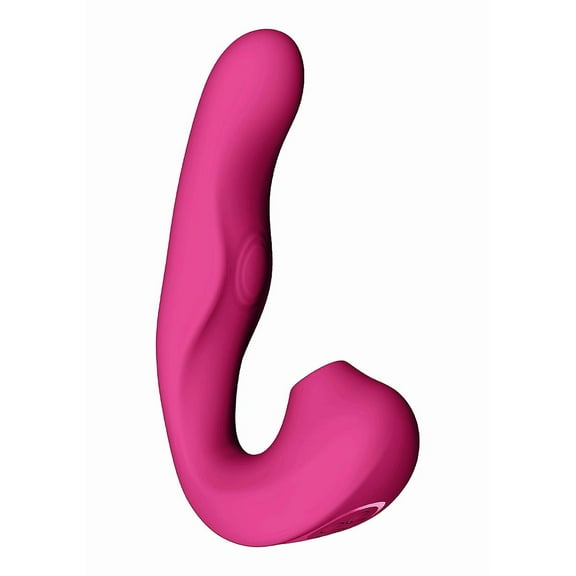 Vive Zaki Air Wave Pulse Wave Rechargeable Silicone Vibrator G-Spot, Pink