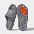 thumbnail image 2 of Cozy Water Slide In Home Slippers For Couples Open Toe Indoor Bath Spa Slippers With Sole, 2 of 5