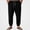Black, variant on HOMADLES Mens Casual Linen Joggers Pants Elastic Waist Side Pocket Sports Pants Outdoor Athletic Pants White Size M