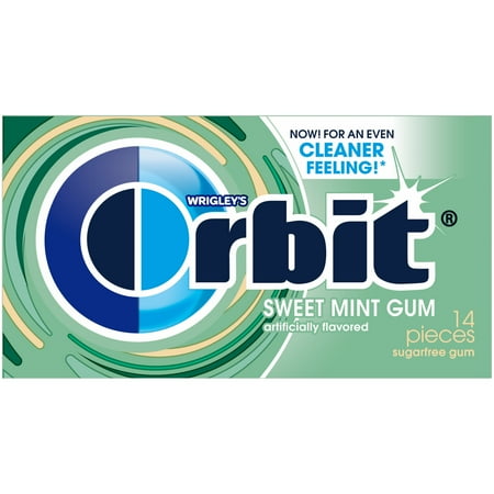 UPC 022000004833 product image for Orbit Gum Sweet Mint Sugar Free Chewing Gum  Single Pack - 14 Piece | upcitemdb.com