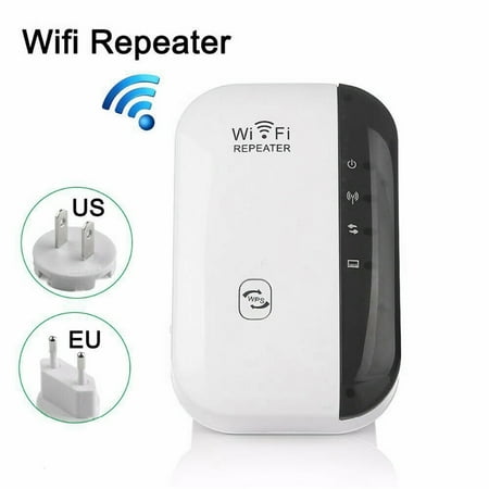 Wifi Wireless Repeater Wireless Wifi Repeater Long Range Extender Amplifier 2.4GHz Network Adapter Wireless-N Mini AP Access Point Dongle IEEE802.11N/G/B Mini AP Router Signal Booster(300M-New Chip) ()