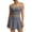 Gray, variant on GPOECD Athletic Outfits for Women Yoga Outfit Running Fitness Backless Top with Padded Bra and Sport Skirt Set Womens Workout Sets Grey,L