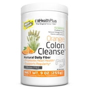 Health Plus Colon Cleanse, Sugar Free, Stevia Sweetened, Orange 9 oz (Pack of 2)