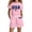 Pink, variant on SGMVNU Girls 2 Piece Summer Outfits Casual Short Sleeve Graphic Tee Matching Drawstring Shorts Set Tracksuits Size 7-8 Years Purple