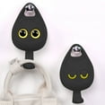thumbnail image 1 of Cute Wink Cat Hooks A Hook That Winkings Cartoon Winking Cat Hook No Need To Punch No Small Metal S Hooks for Locker Stuff Door Hangers Bags Loofah Holder for Shower Small Hooks for Hanging, 1 of 3