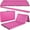 Pink, variant on Best Choice Products 10ftx4ftx2in Folding Gym Mat 4-Panel w/ Carrying Handles & Folding Balance Beam - Black