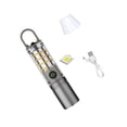 thumbnail image 3 of DYNWAVECA Lampe de Poche à DEL Lumière Clignotante Portative Résistante à l'Eau Zoomable Torche Portable pour Course Randonnée Camping Alpinisme Marche P50, 3 of 10