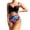 Black, variant on qolati One-Piece Swimsuit for Women Wrap Cut Out High Waisted Monokini Bathing Suit Tropical Prints Tummy Comtrol High Cut Swimwear Beach Outfits