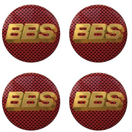 Genuine BBS Wheel Center Caps – 56mm Gold 3D Emblem – Set Of 4 (56.24.194)