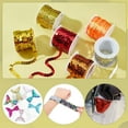thumbnail image 3 of 6 Rolls 6 Style Eco-Friendly Plastic Paillette Beads Sequins Beads Ornament Accessories Flat Round Mixed Color 6mm about 5m/roll 1 roll/style, 3 of 9