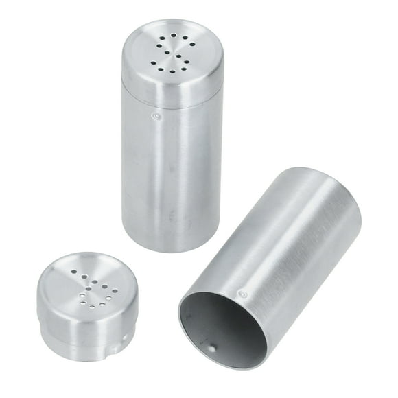 Juego de Salero y Pimentero, Salero y Pimentero de Acero inoxidable, Tarro de Especias, Botella de Condimento, Salero, Pimentero, Herramienta de Cocina