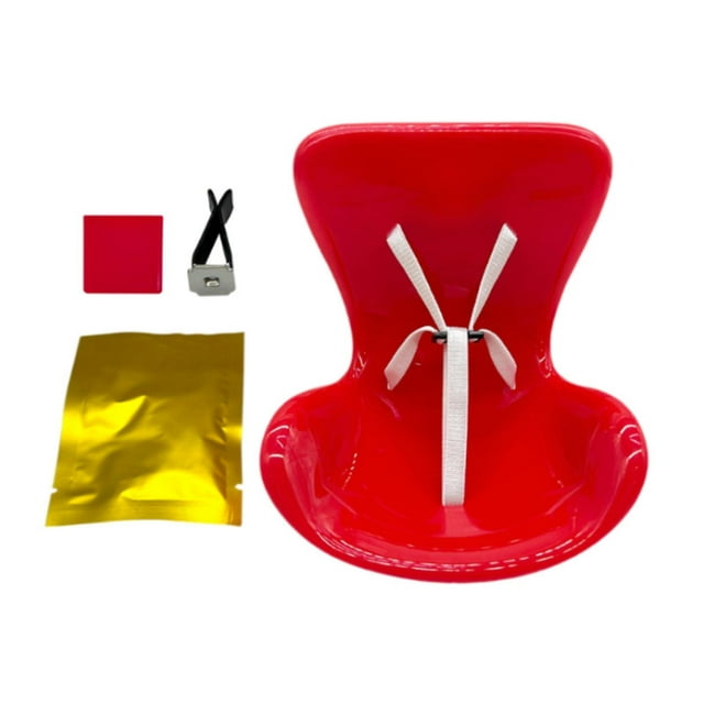 Bonitos clips de ventilación para asiento de muñeca, para muñecas de 12/8/6 puntas con arnés de hombro, clip de salida de aire acondicionado para rojo