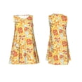 thumbnail image 7 of KLL Cute Pizza In Various Pattern Womens Summer Dresses 2025,Loose Round Neck Sleeveless Sundresses Tank Dresses with Pockets, 7 of 7