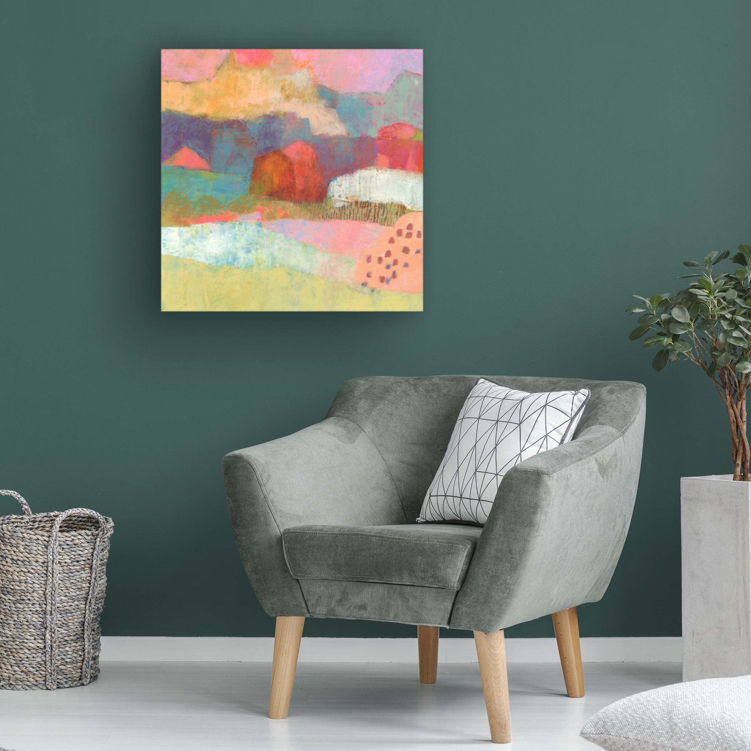Sue Jachimiec 'Gramercy II' Canvas Art