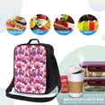 thumbnail image 4 of Disketp Orchids Flowers Bolsa Térmica Estampada para Almuerzo, Lonchera para Hombres y Mujeres Adultos, 4 of 7